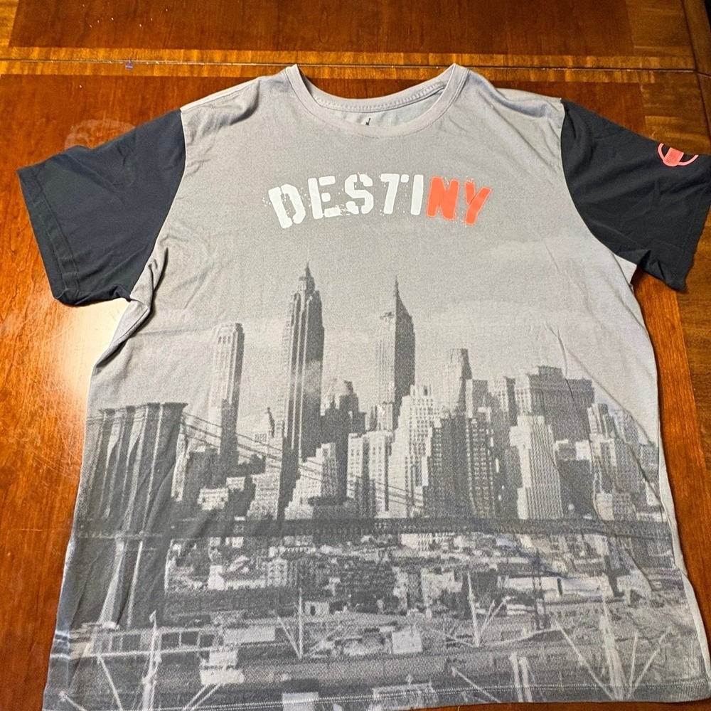 Nike Air Jordan Dri-FIT Destiny NYC Skyline Graphic T-Shirt XXL